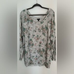 Light weight floral sweater